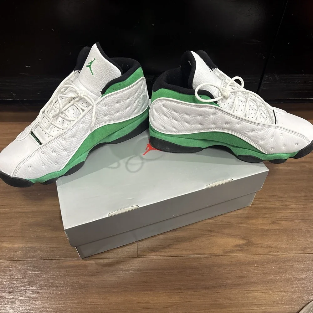 Jordan Air Jordan 13 Retro Lucky Green White/Black/Lucky Green DB6537-113
